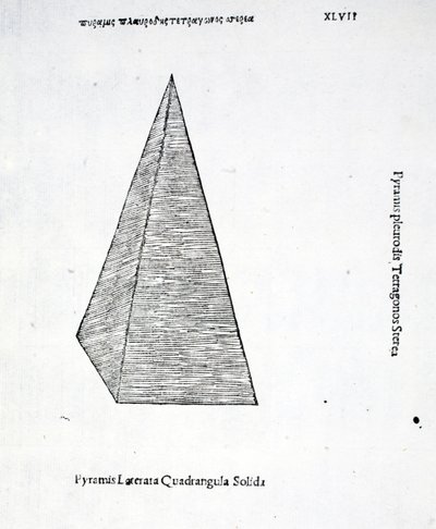 Pyramis laterata quadrangula solida, illustration de 